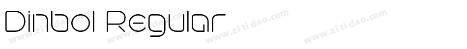 Dinbol Regular字体转换